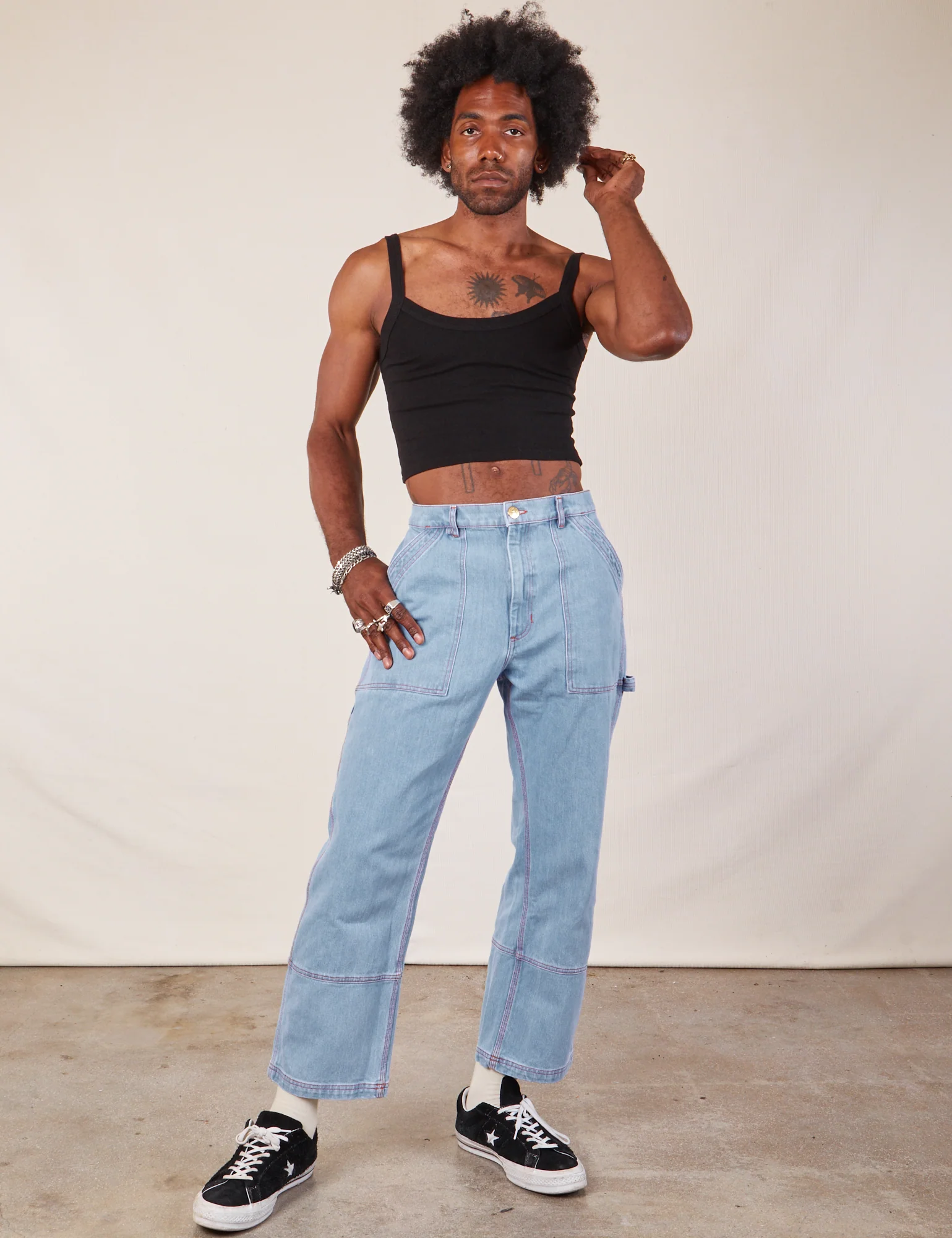 Cropped Cami - Basic Black - Image 9