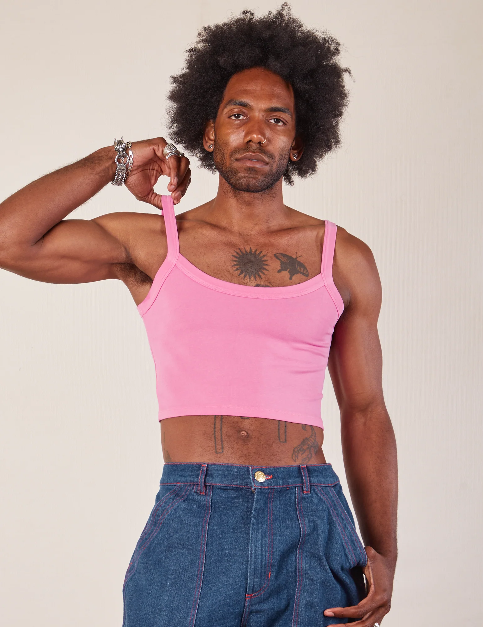 Cropped Cami - Bubblegum Pink - Image 12