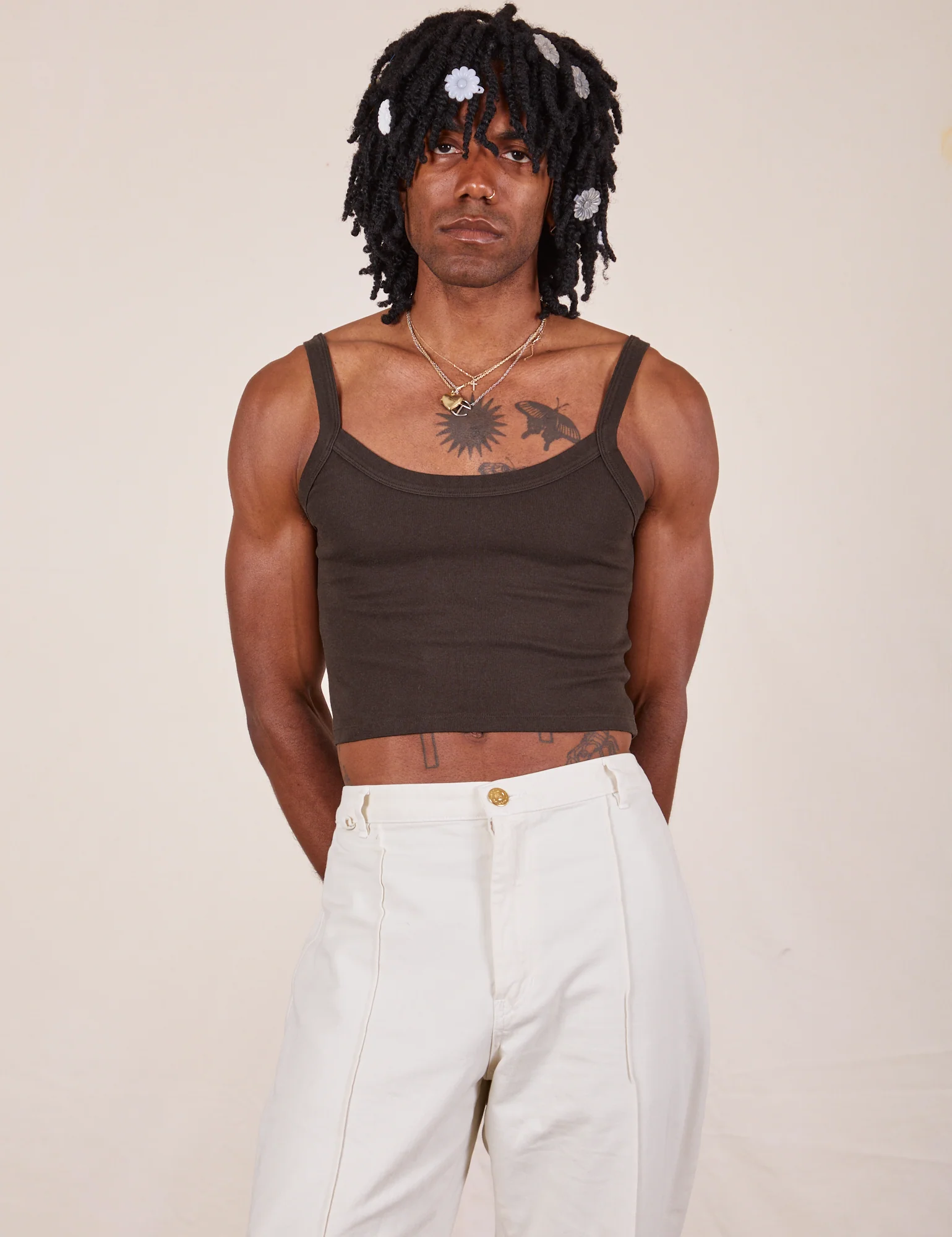 Cropped Cami - Espresso Brown - Image 13