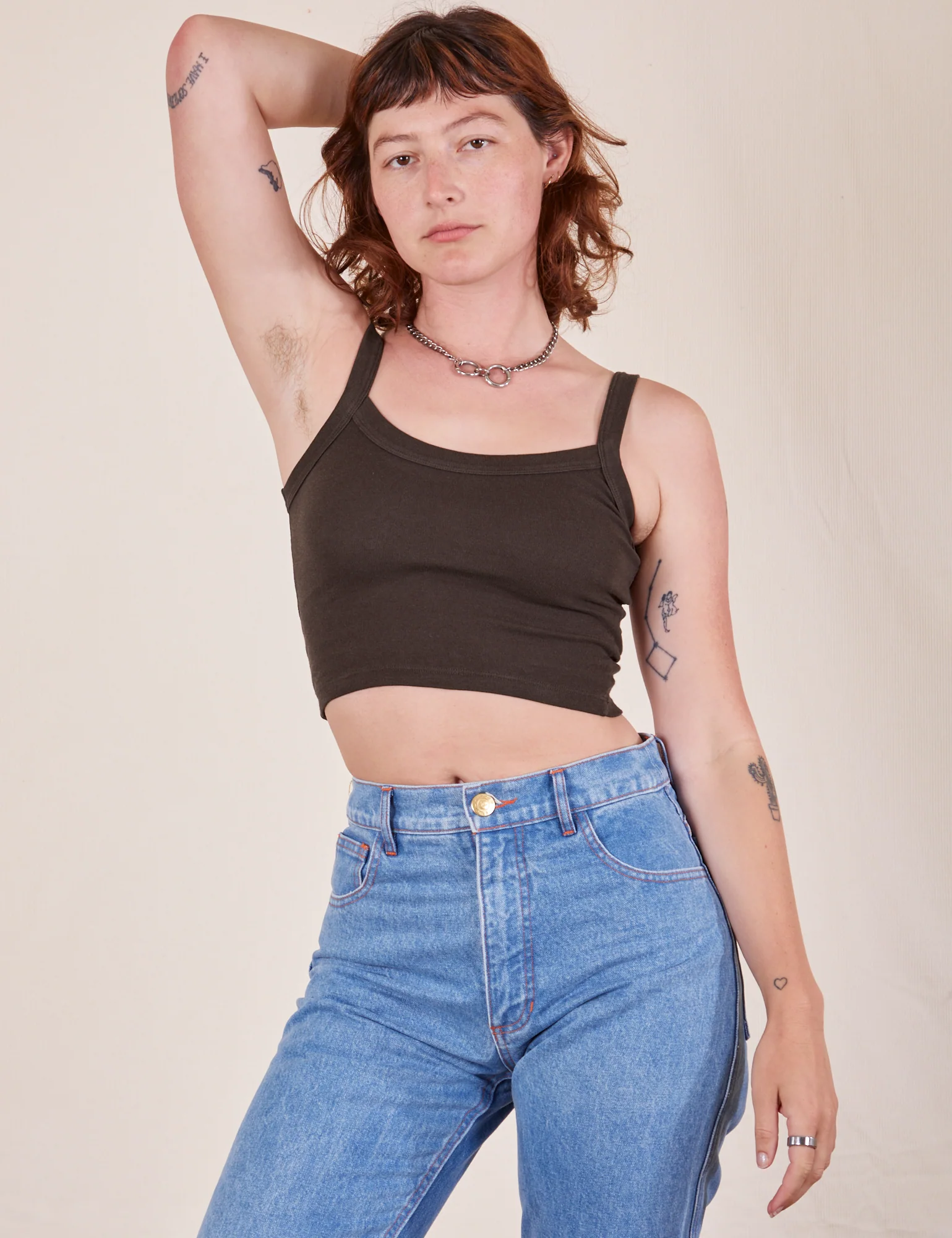Cropped Cami - Espresso Brown - Image 18