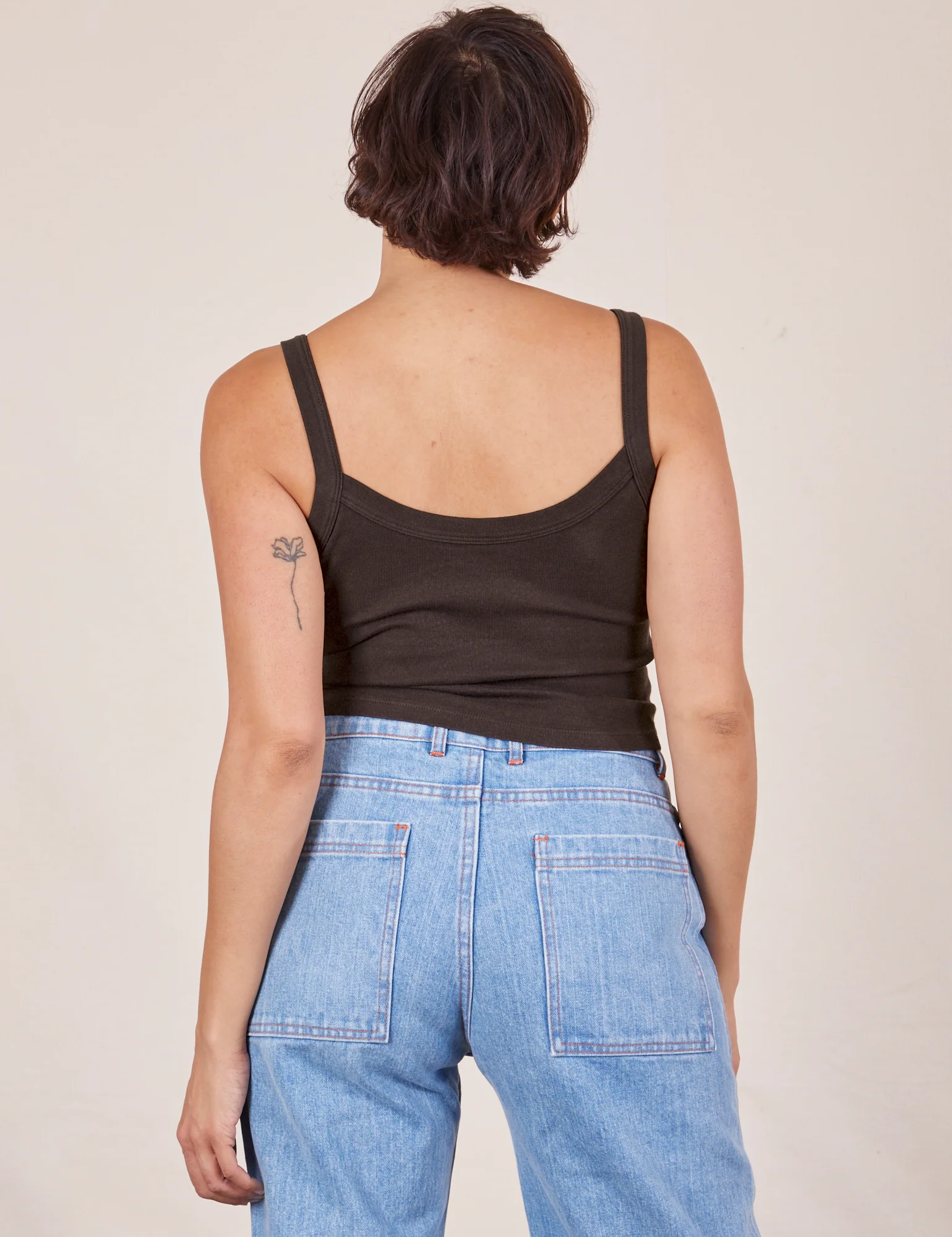 Cropped Cami - Espresso Brown - Image 5