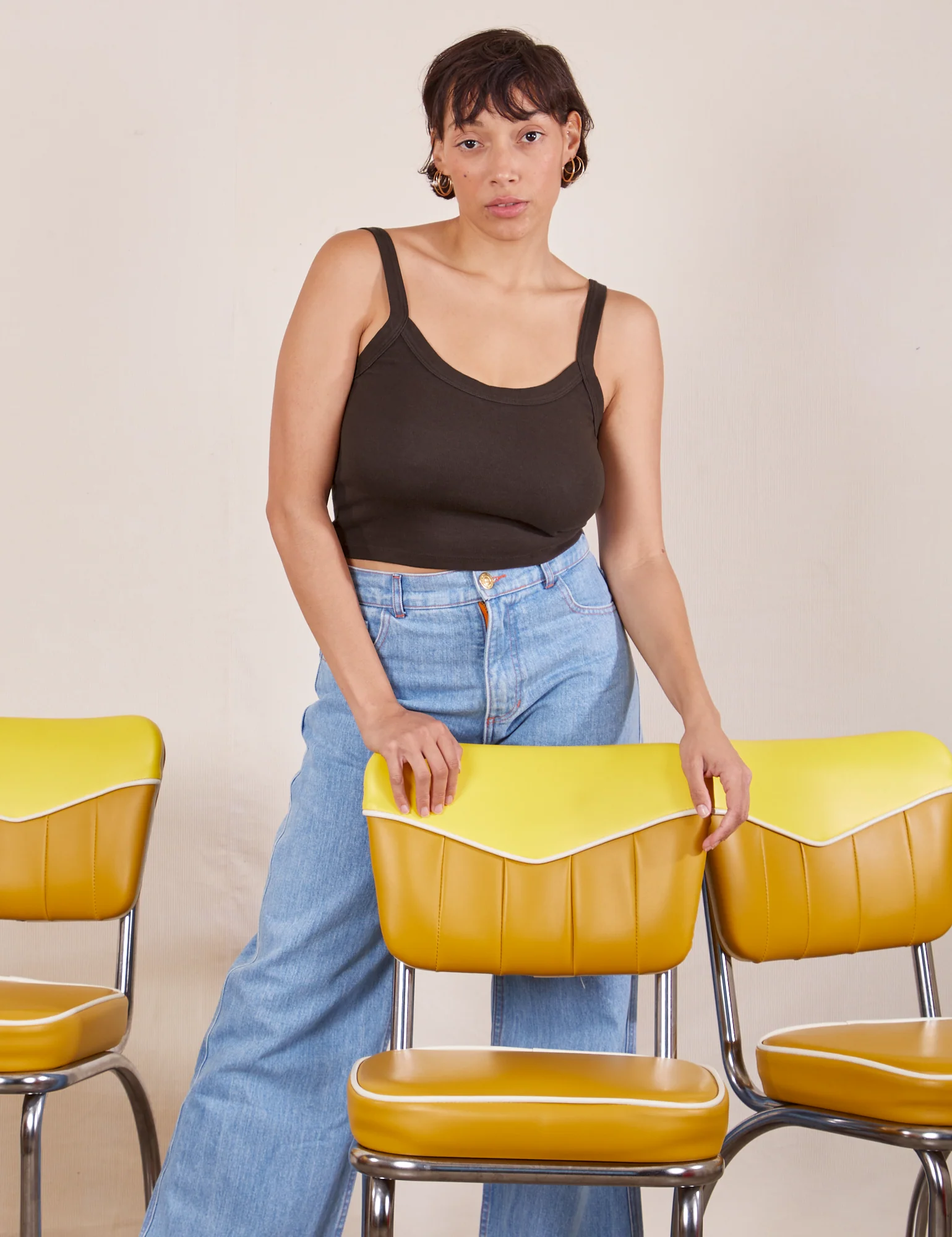 Cropped Cami - Espresso Brown - Image 7