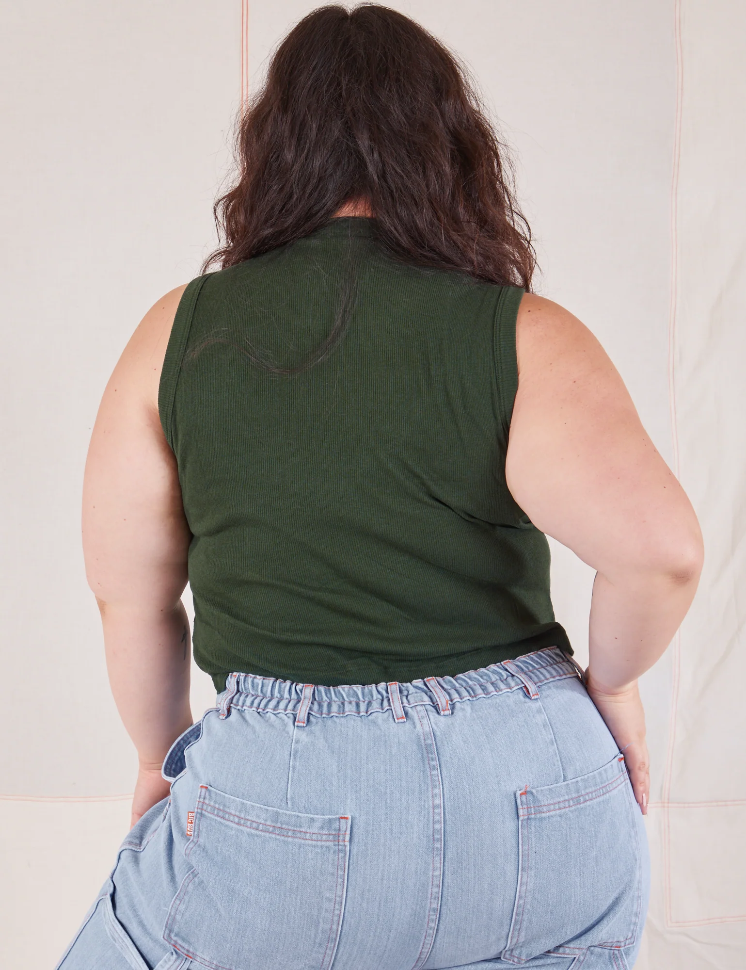 Muscle Tee - Swamp Green - Image 11