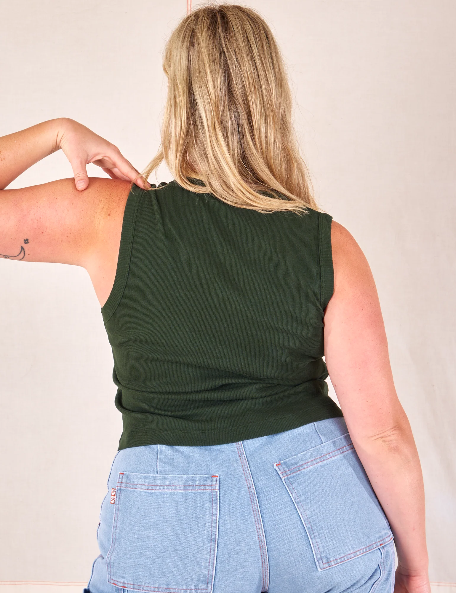 Muscle Tee - Swamp Green - Image 20