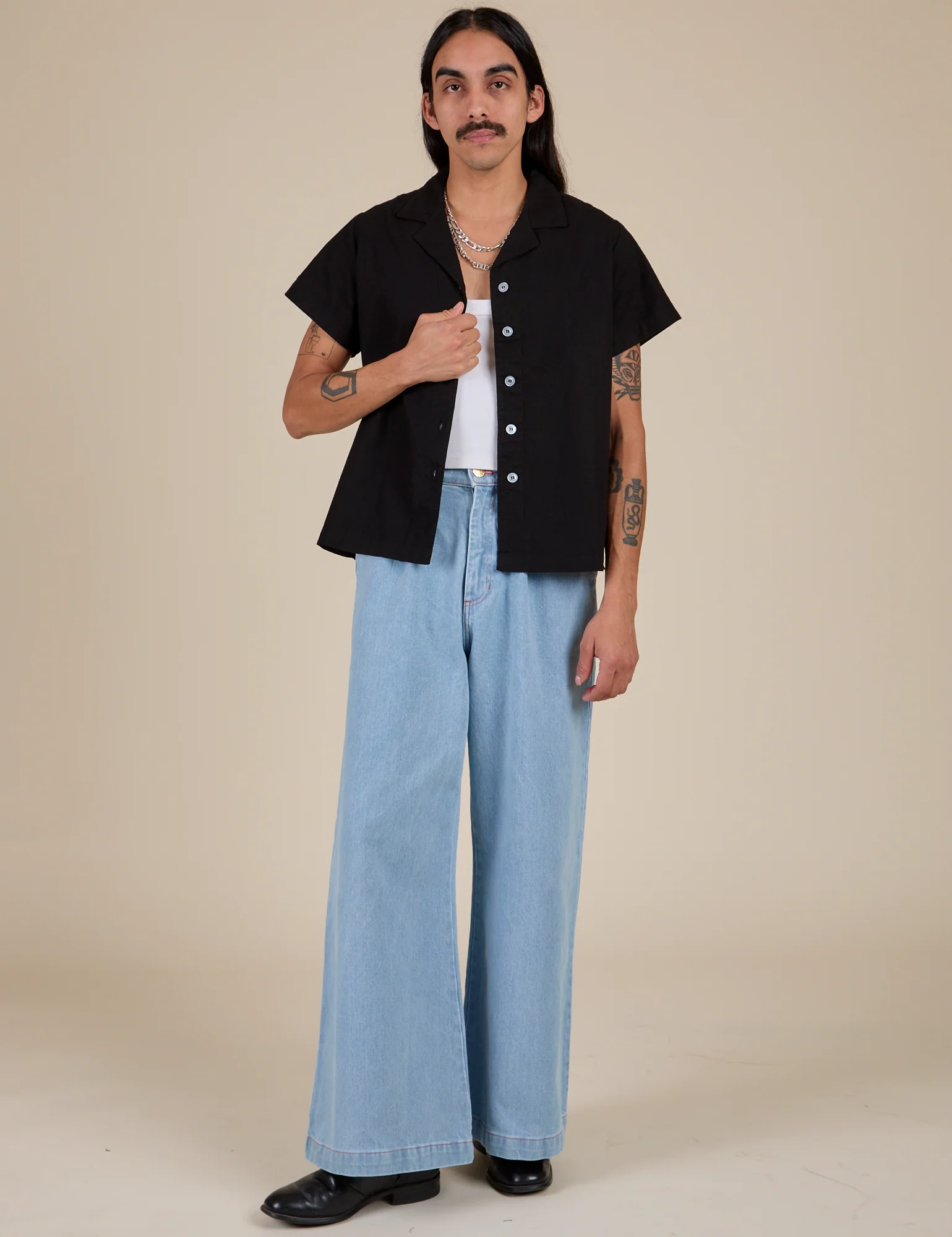 Pantry Button-Up - Basic Black - Image 10