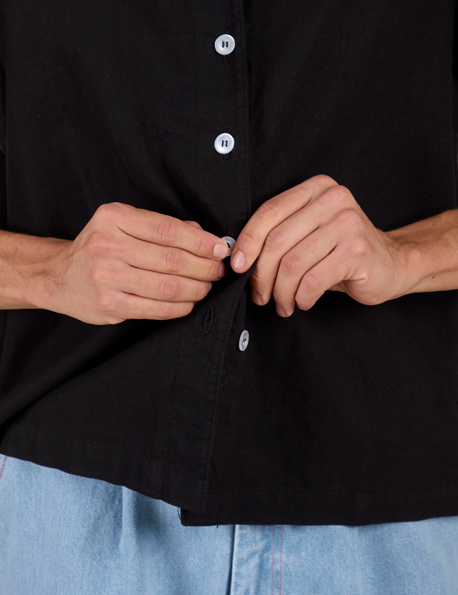Pantry Button-Up - Basic Black - Image 11