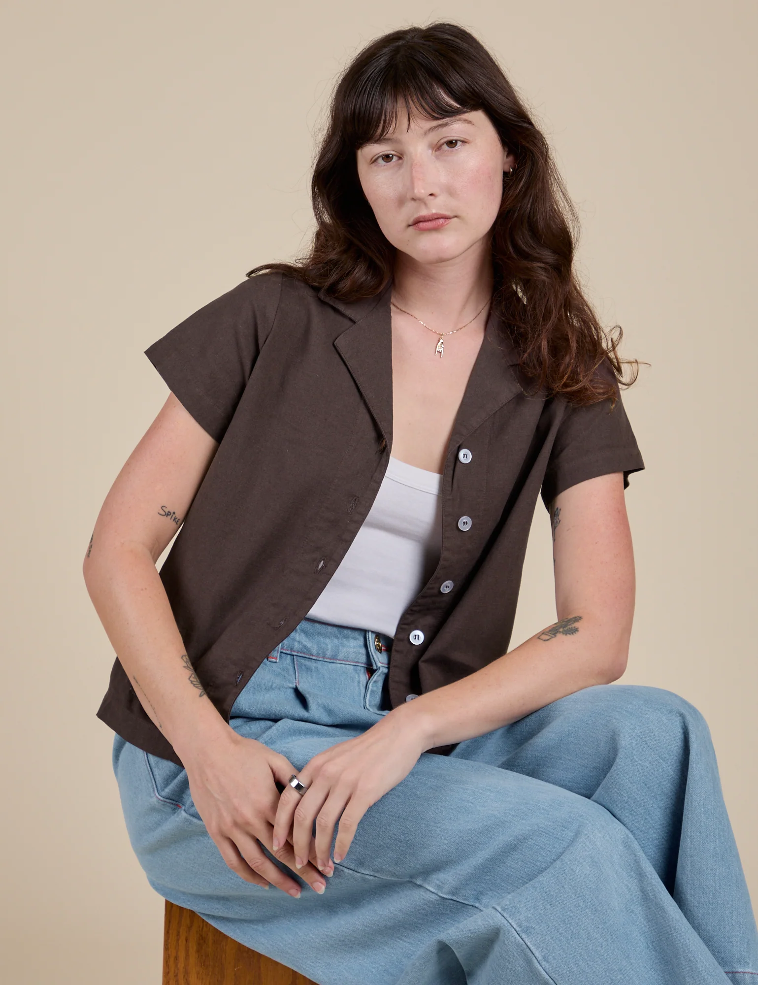 Pantry Button-Up - Espresso Brown - Image 21