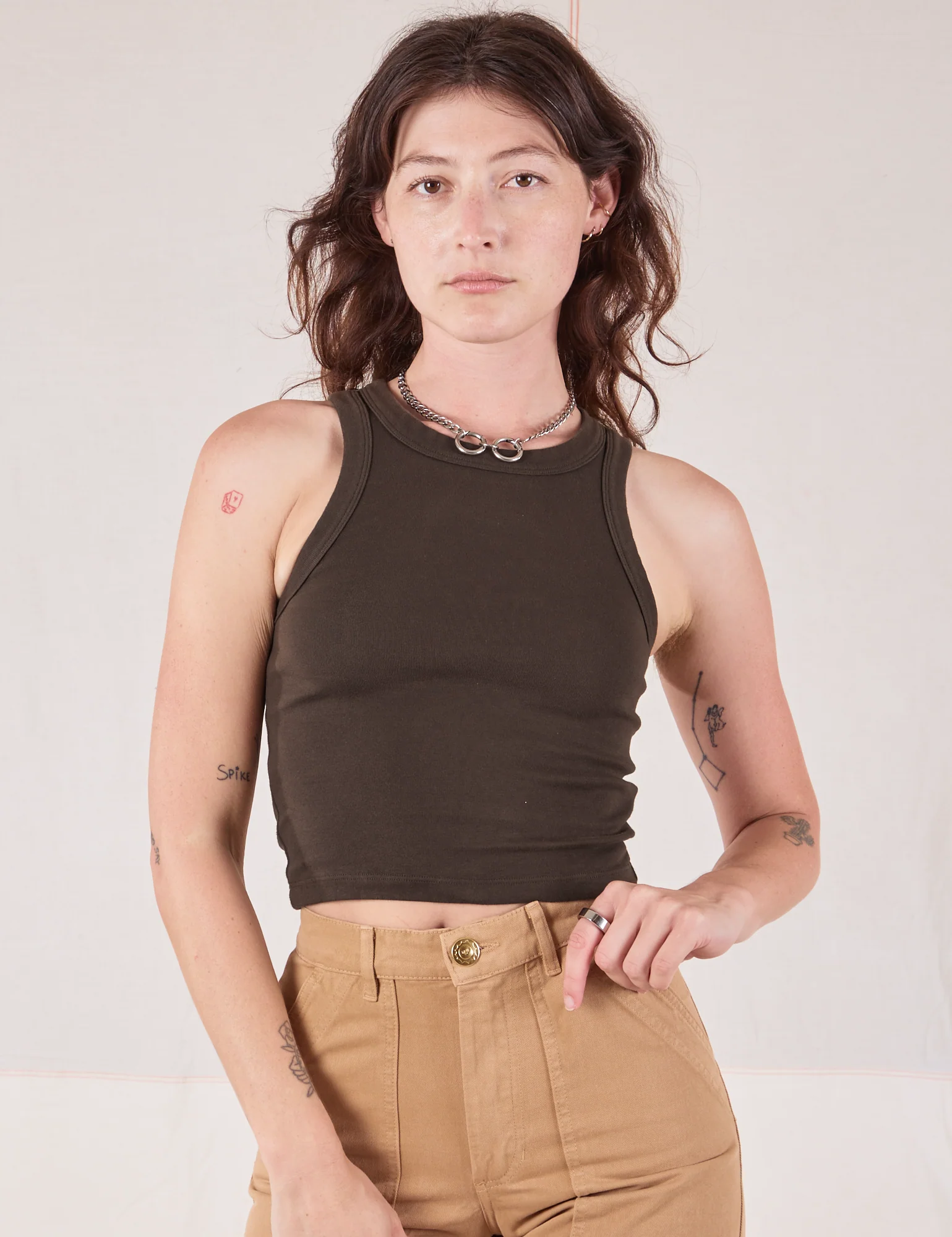 Racerback Tank - Espresso Brown - Image 14