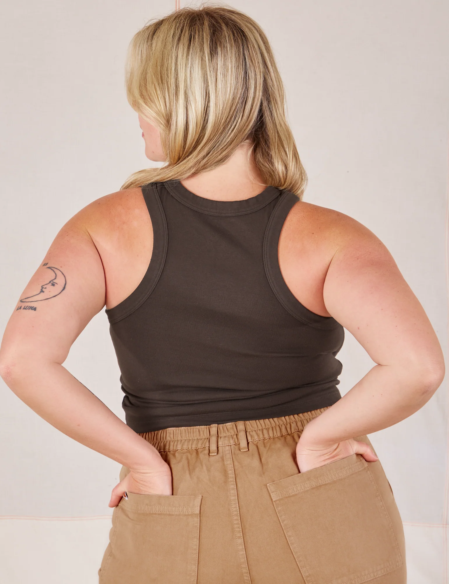 Racerback Tank - Espresso Brown - Image 25