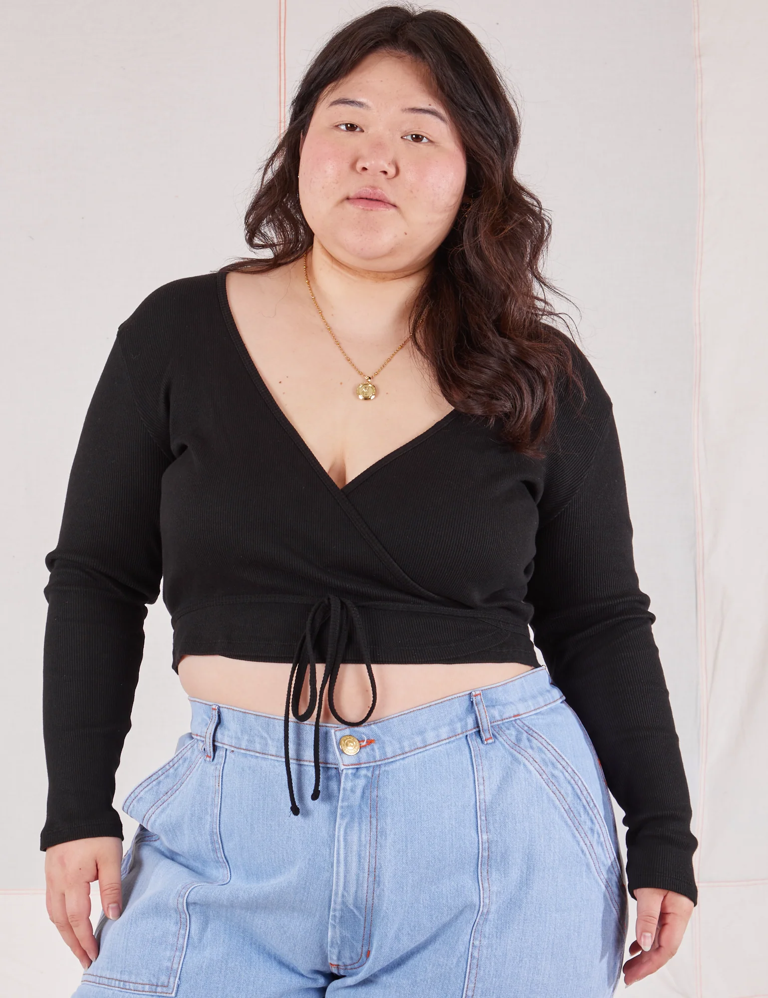 Wrap Top - Basic Black - Image 14